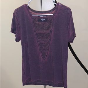 True Religion deep v tee shirt